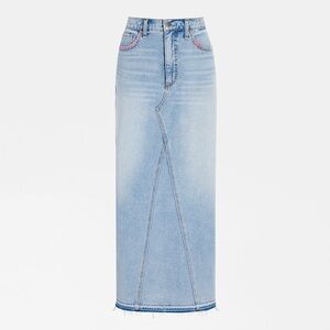 Sam Edelman Maxi Jean Skirt Skirt Color Calliope Waist 27” Lgth 40”